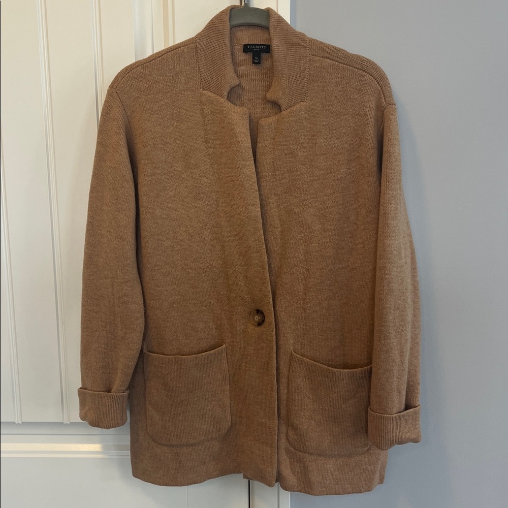 Talbots Wool blend Cardigan SP